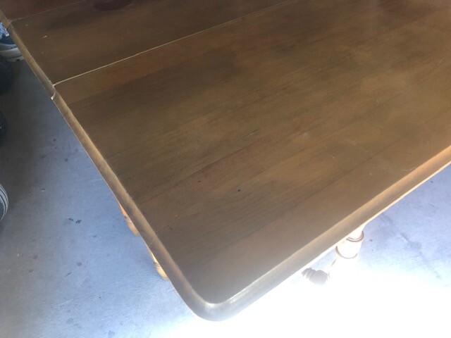 Antique Spindle Gate Leg Drop Leaf Table