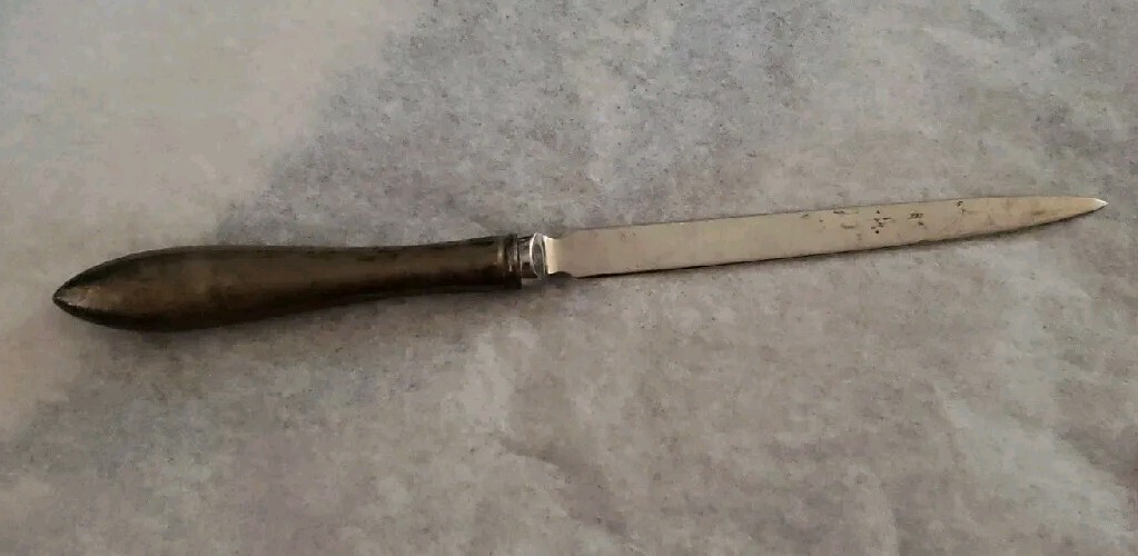 Gorham Letter Opener Sterling Silver Handle Stainless Blade Vintage