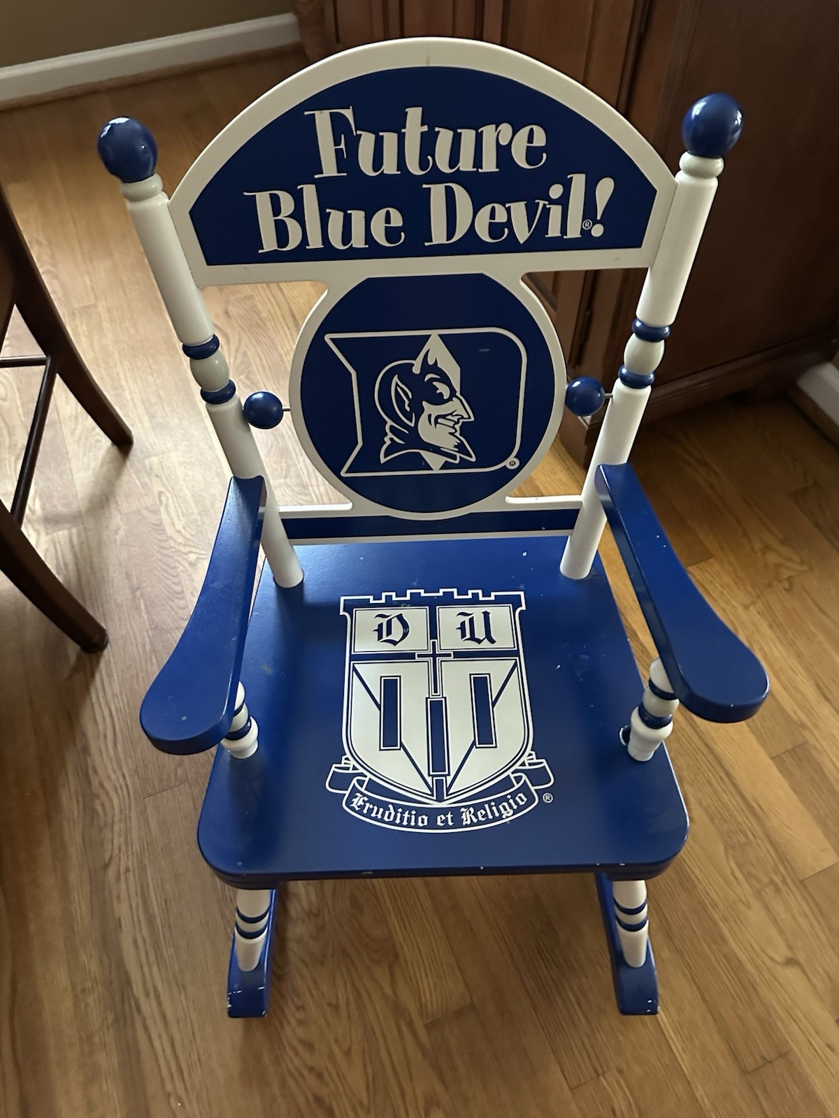 Child’s Future Blue Devil Duke Rocking Chair