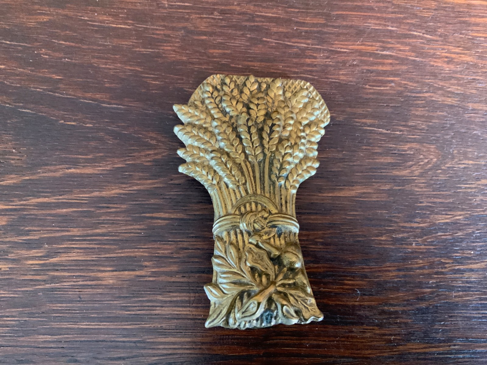 English Small Victorian Brass Letter Clip Circa 1880