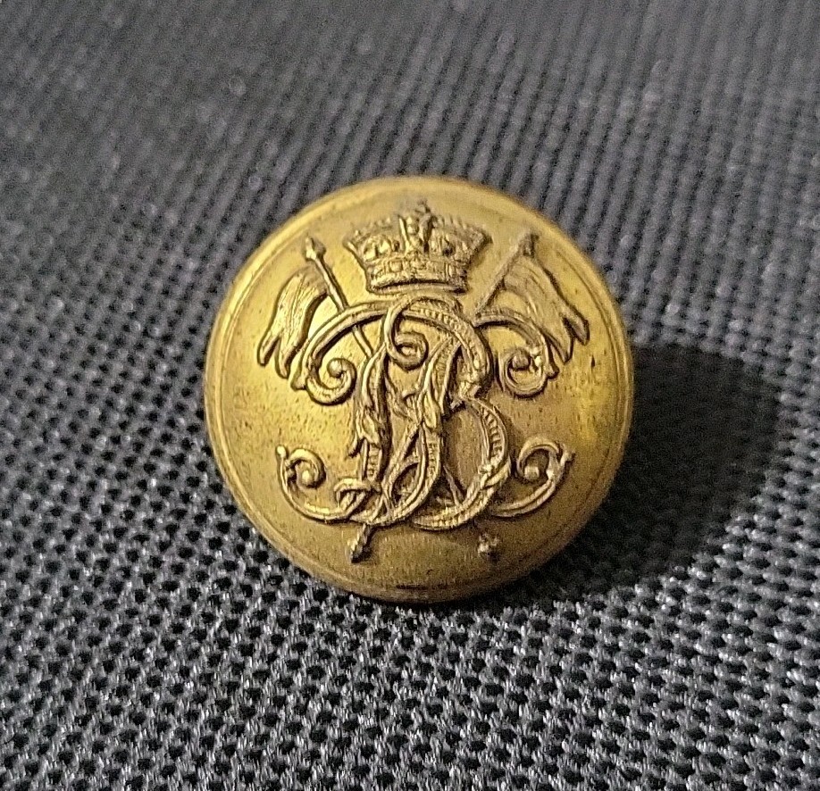 Antique British Edward VII ER VII Military Button Firmin London