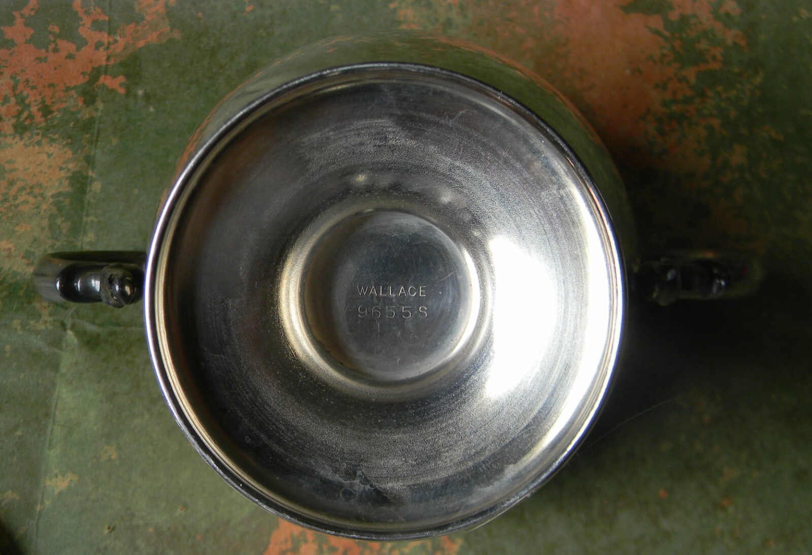 Wallace Silver (Silverplate, Hollowware) ~ ALDEN ~ Sugar Bowl & Lid, 4in, #9655S