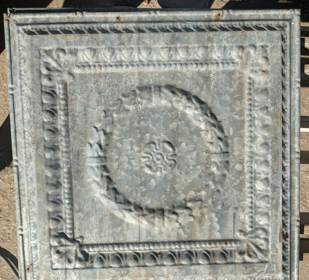 Antique Pressed Tin Ceiling (1 piece)*Free Shipping* As Seen On Fixer Upper