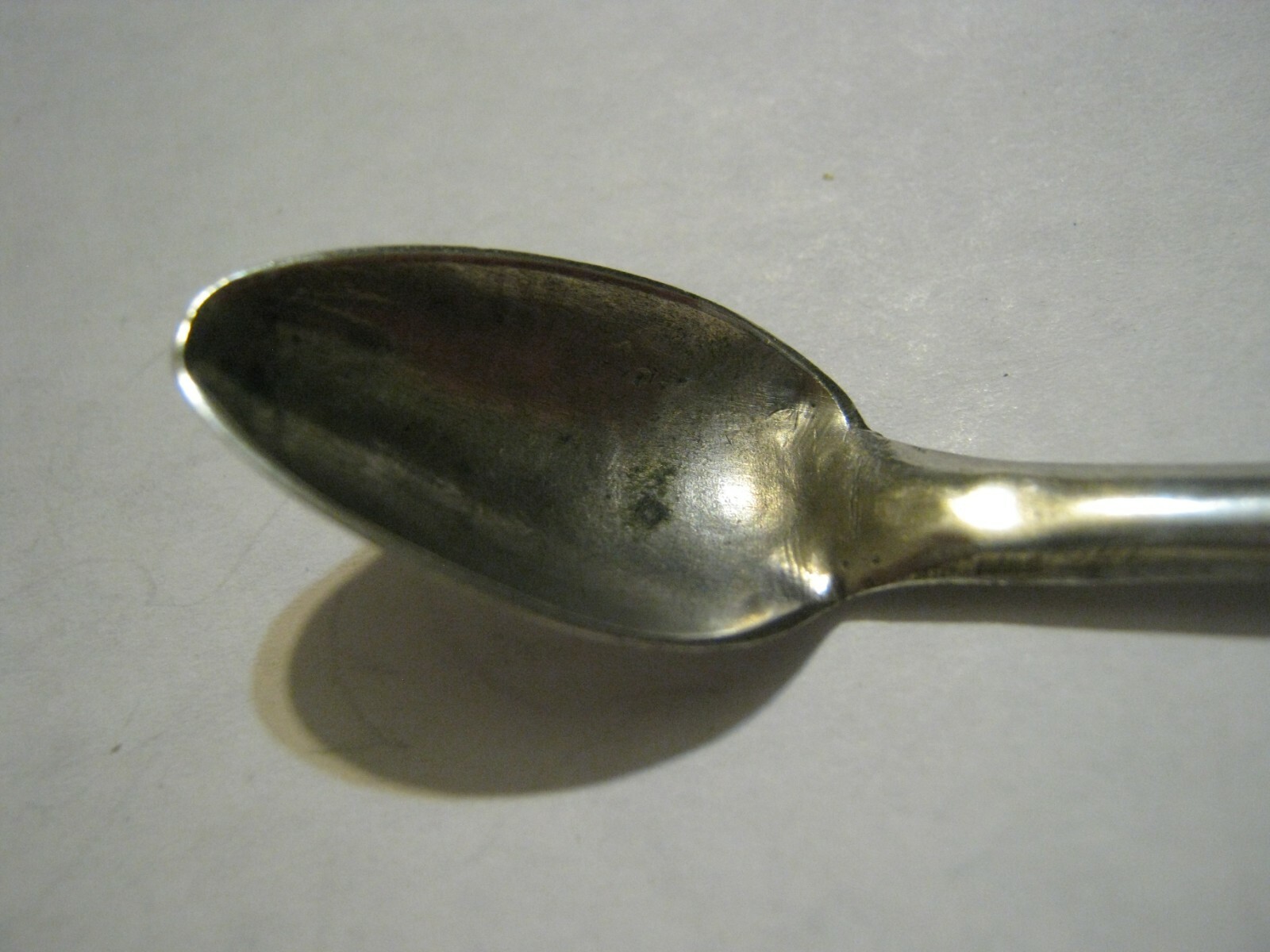 Austria-Hungary c. 1900 Budapest 800 Silver Mini 2 7/8″ Spoon JW Joseph Wagner