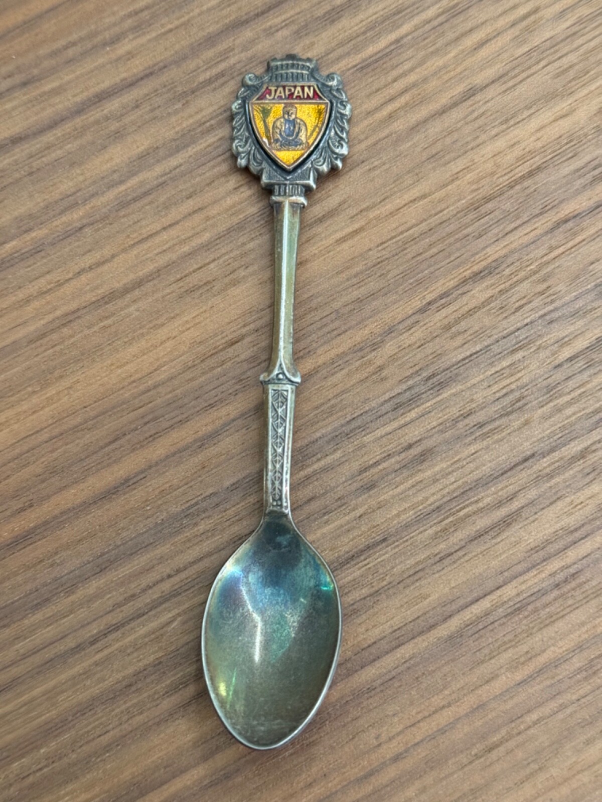 ViNTAGE SOUVENiR SPOON “JAPAN” BUDDAH SiLVER PLATED SHiPS FAST