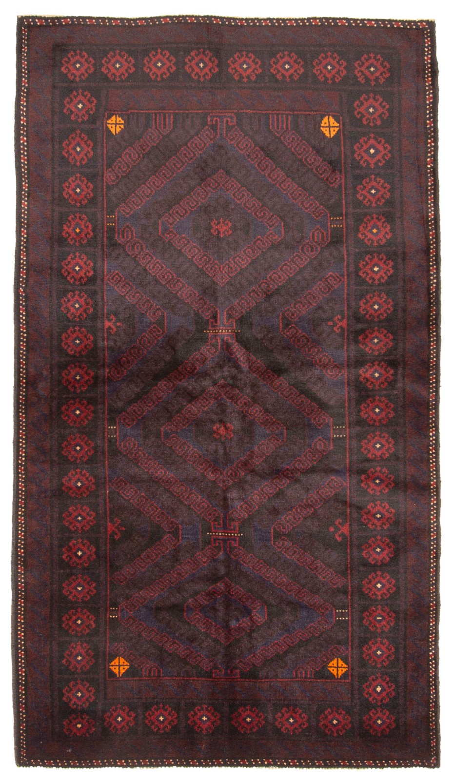 Traditional Vintage Hand-Knotted Area Rug 3’8″ x 6’6″ Oriental Wool Carpet