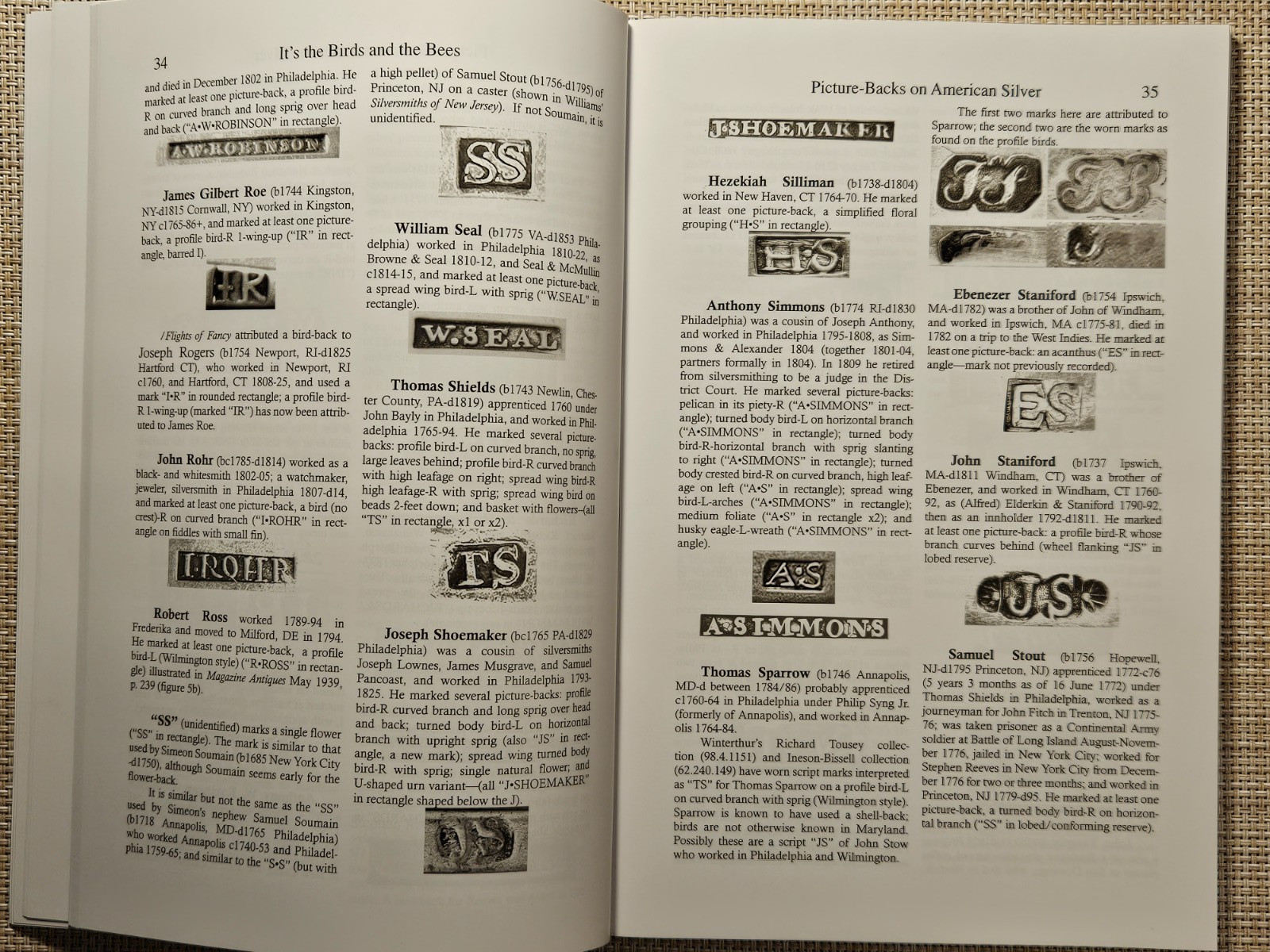 New Book! …Picurebacks on American Silver by C. Hollan. Hundreds of Photos