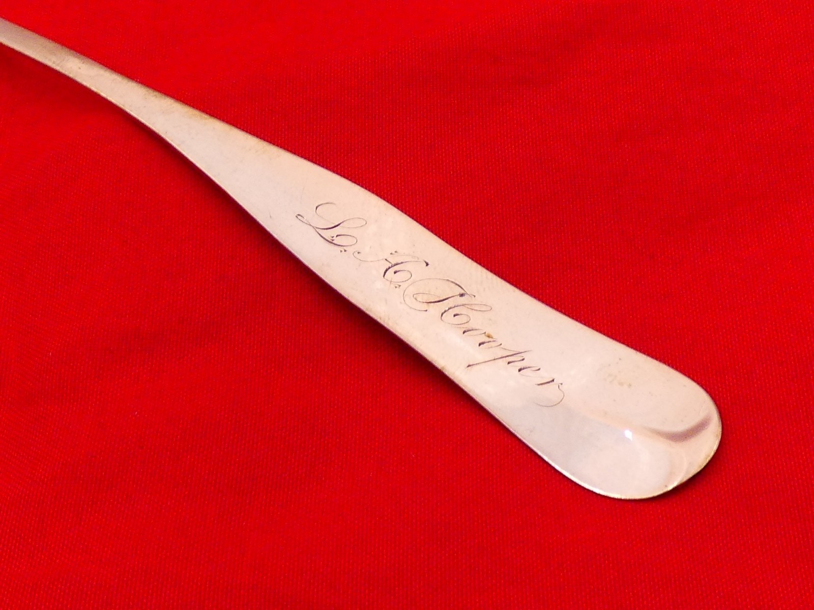 1840s American Coin Silver Mustard / Condiment Ladle AL-7