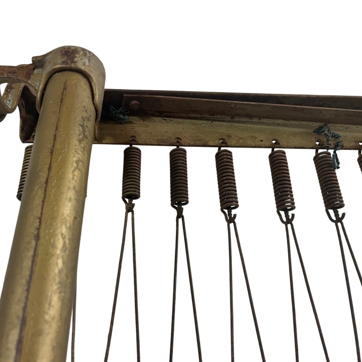 Vintage Brass Tone Full Bed Frame