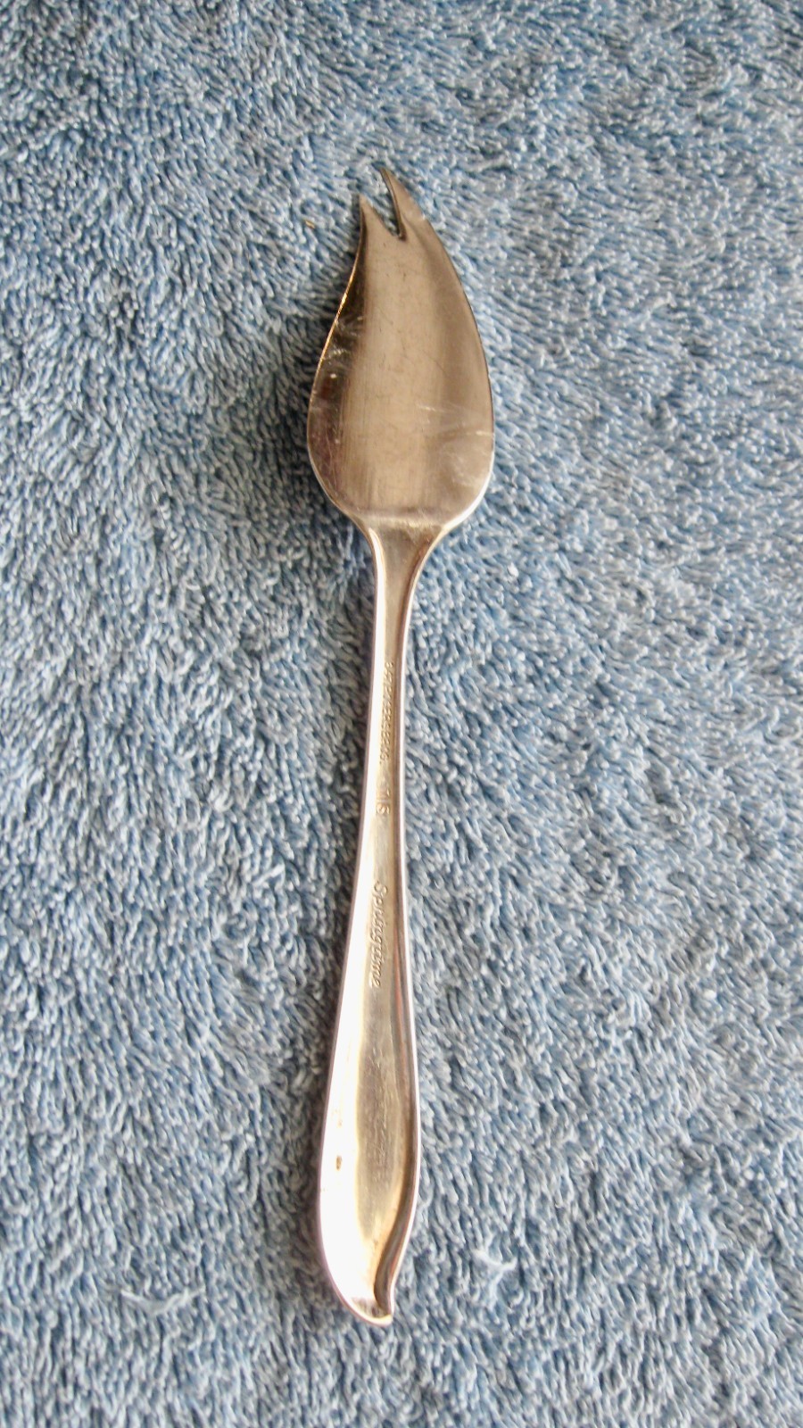 1847 Rogers Bros Silverplate SPRINGTIME Cheese Serving Knife Spreader 6″