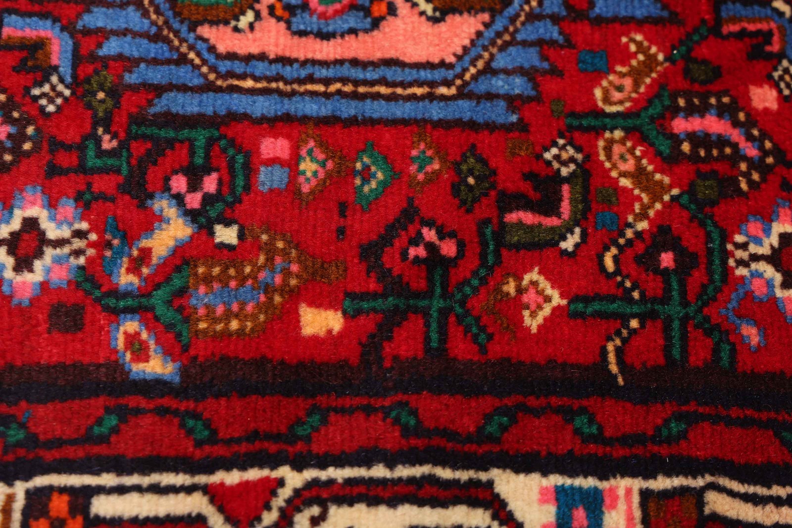 Vintage Hand-knotted Runner Rug 2’10” x 9’5″ Traditional Oriental Wool Carpet