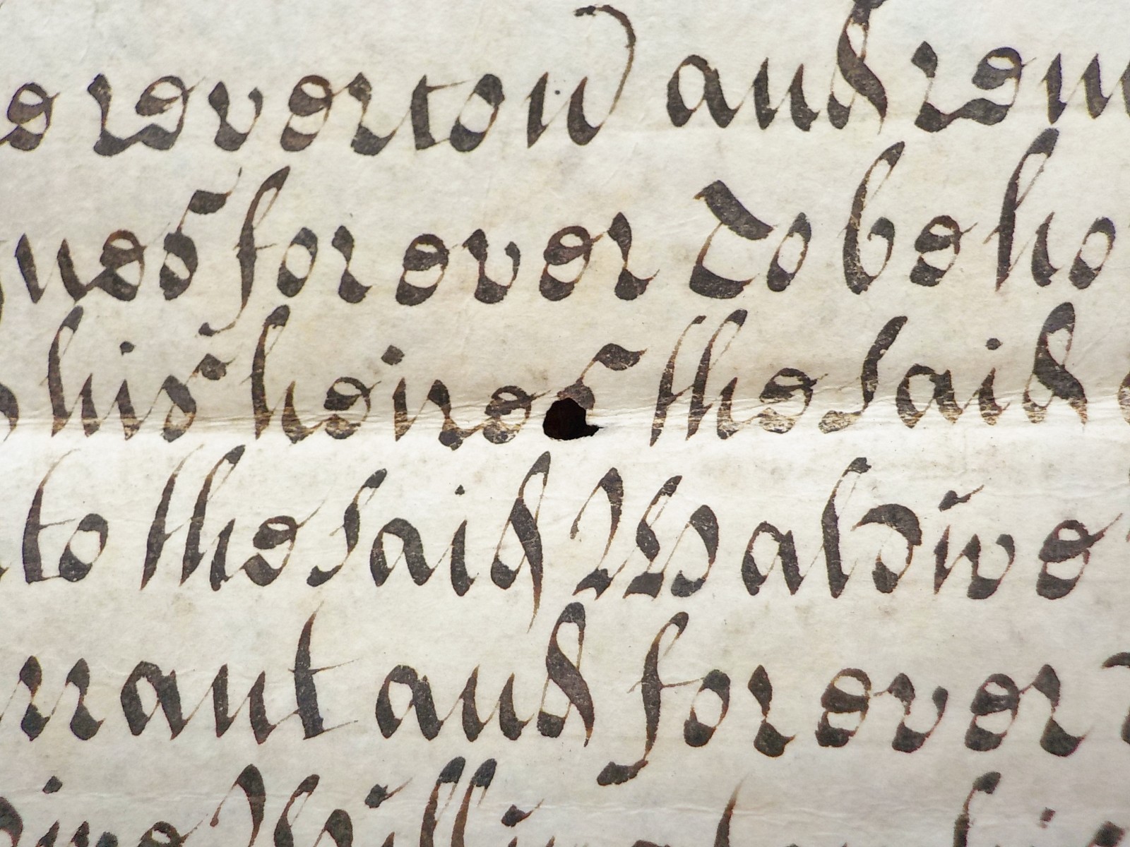 1719 Cliff Warwickshire Vellum Deed Indenture Shakespeare + Willington family