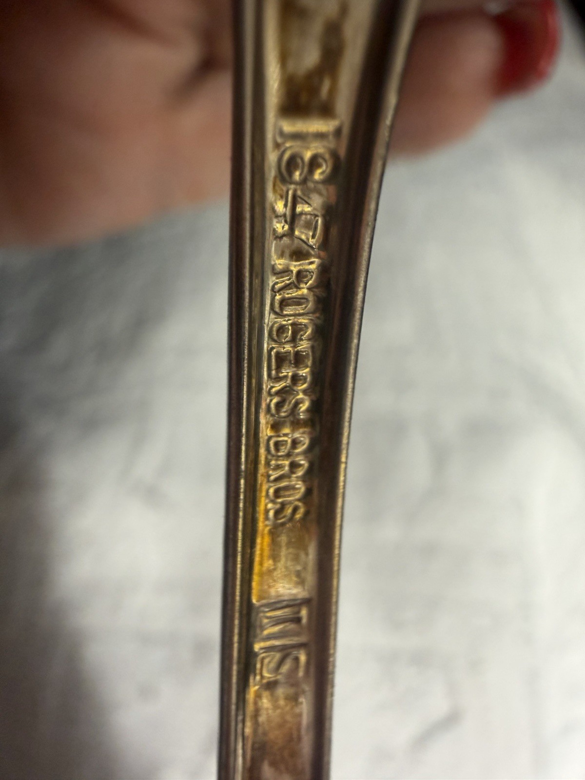 1847 Rogers Bros Silverware IS Pierced Tomato Berry Serving Spoon