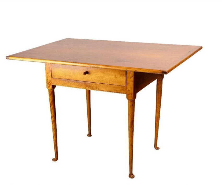 D. R. Dimes New England pine tavern table in the Queen Anne style of circa 1790