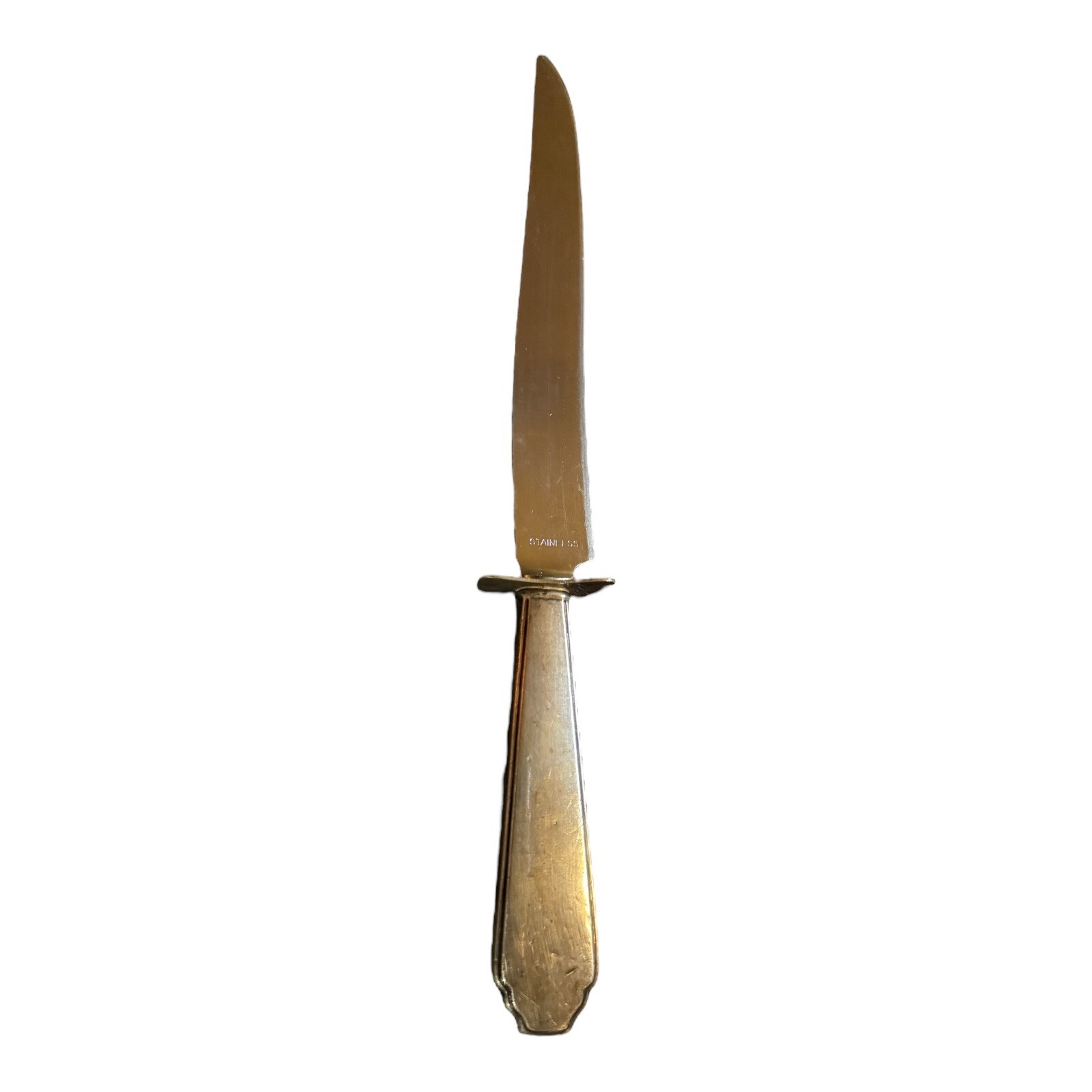 GOVERNOR Winthrop Sterling Silver Carving Knife w/ Stainless Blade 10″