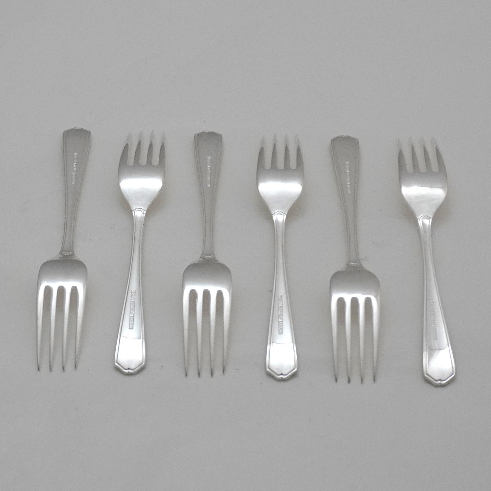 CHESTER Design SHEFFIELD Silver Service Cutlery Six Fruit / Tea Forks