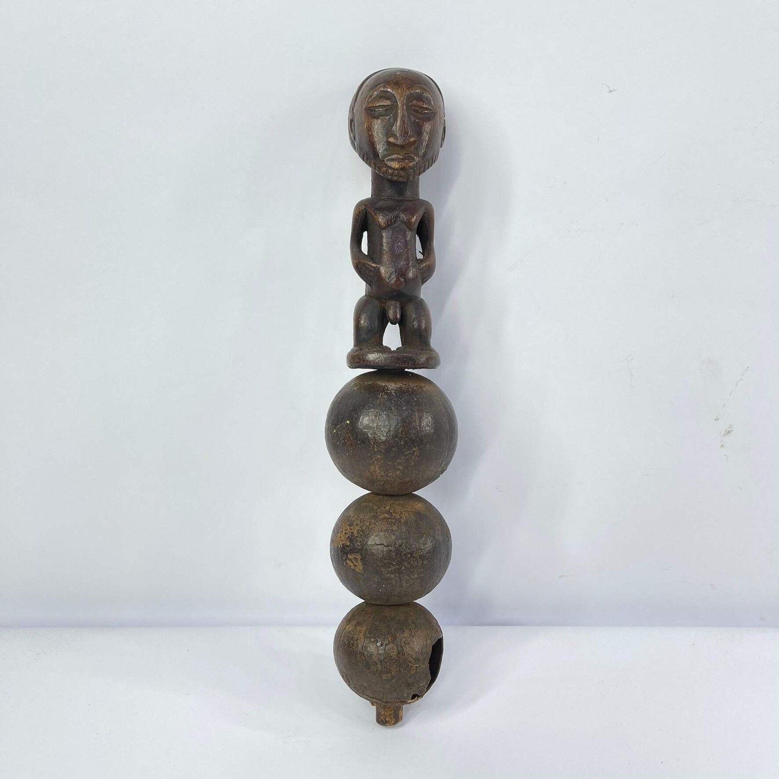 Luba Divination Fetish Rattle Congo