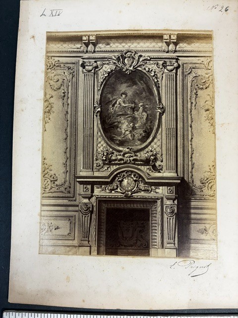 ULTRA RARE! TWO Interior Architecture Photogravure Prints. 1869. Eugene Prignot