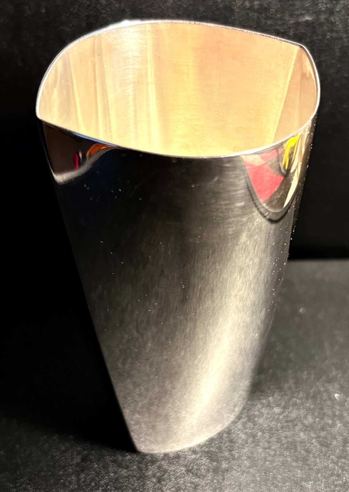 2004 Christofle France Silver Plate Tumbler Cup 4.75″ Jewish Museum Centennial