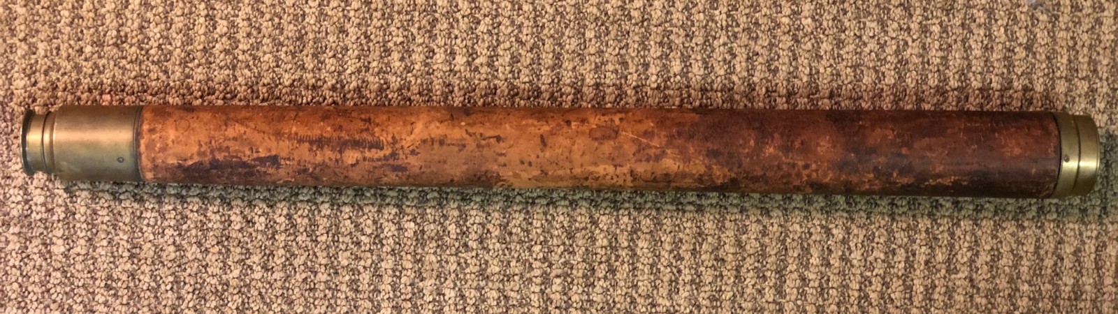 Victorian Brass Single Draw Telescope by COX DEVONPORT