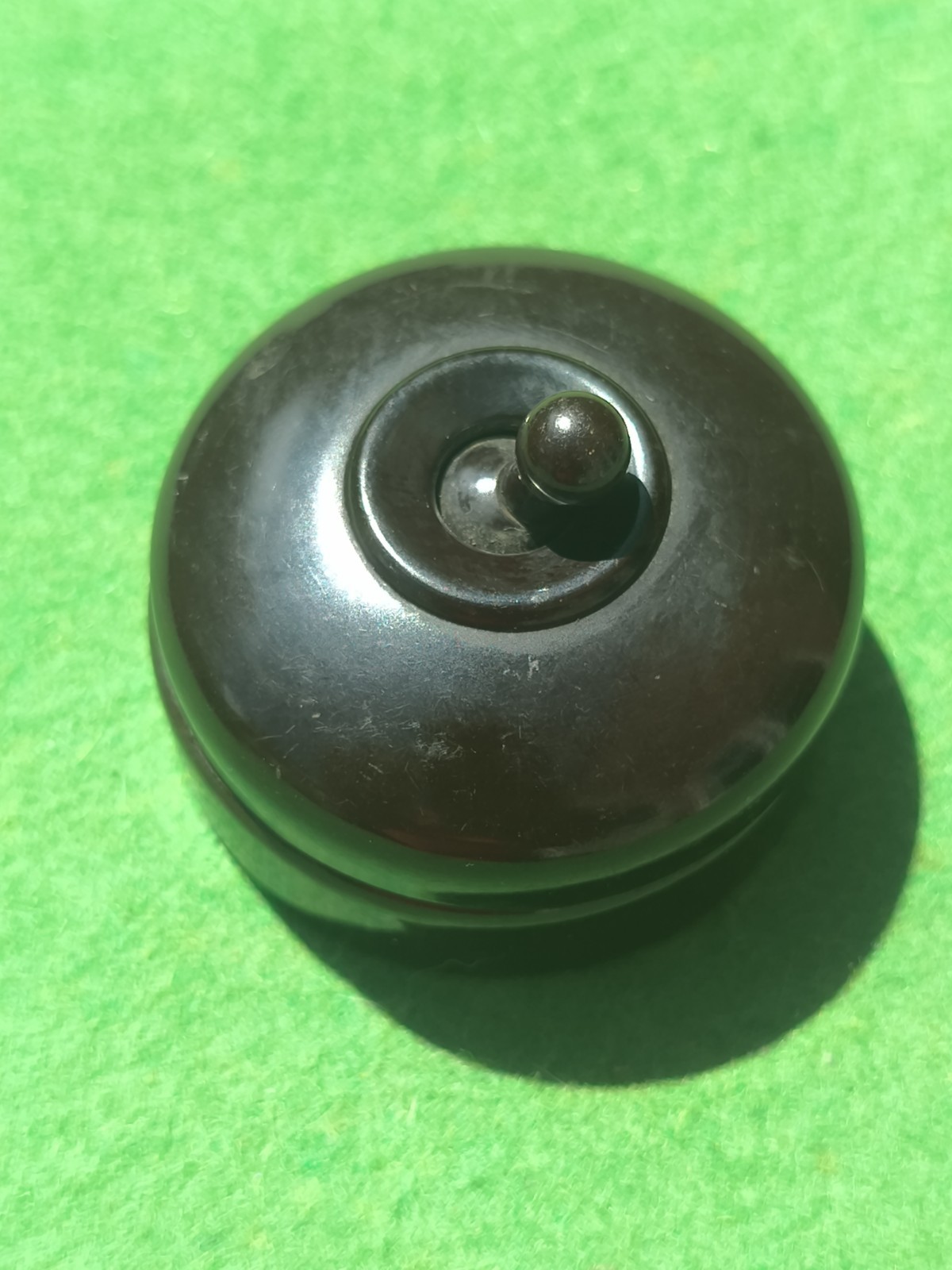 Vintage Bakelite Crabtree Vitreous Brown Light Switch C2000 5156.3 S4.5 11.5 No3