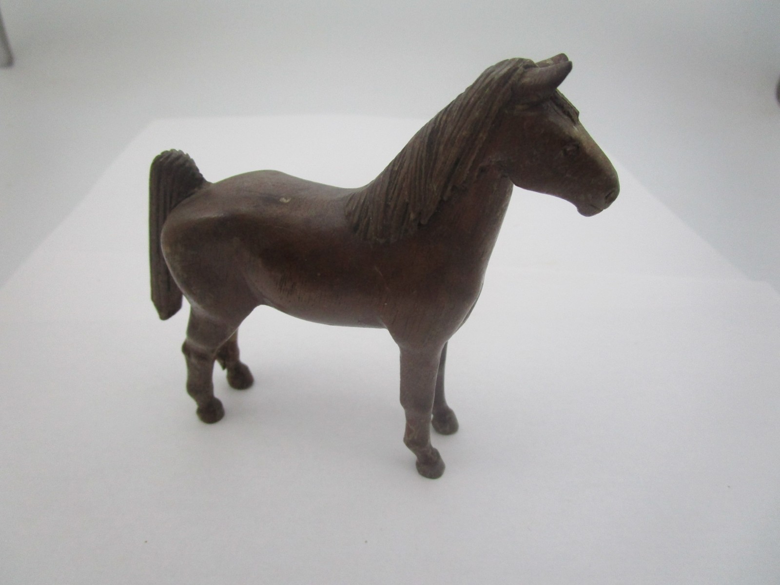 19th Century Antique Carved Wood Folk Art Horse