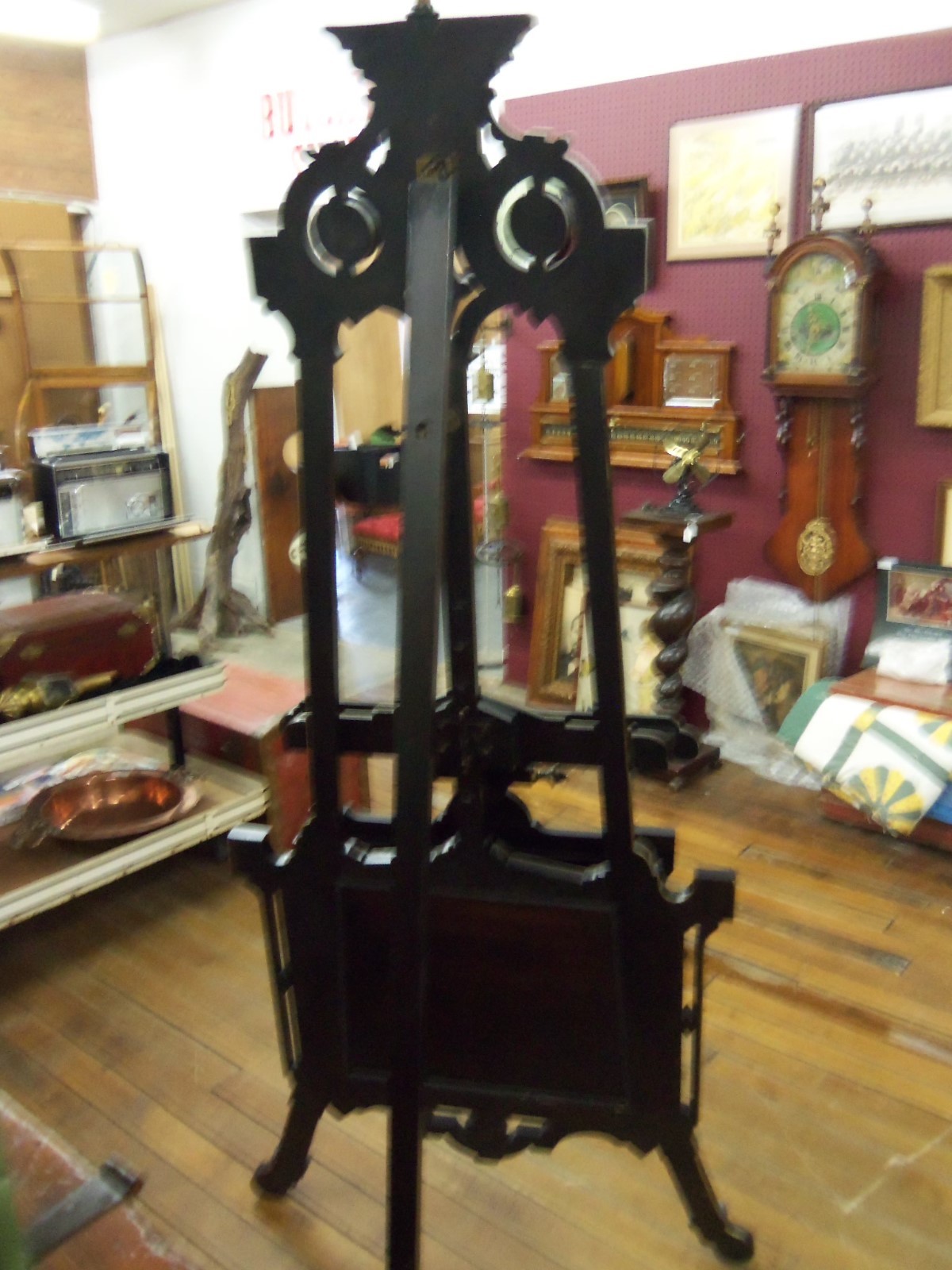 Antique Art Display Easel American Renaissance 1860-1890