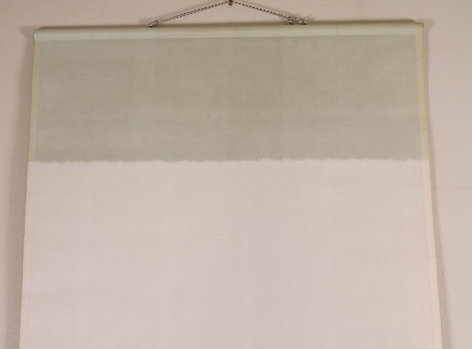 Japanese Hanging Scroll Hand Painted ‘Fan-Shaped Ink Landscape’ KAKEJIKU Sekisho