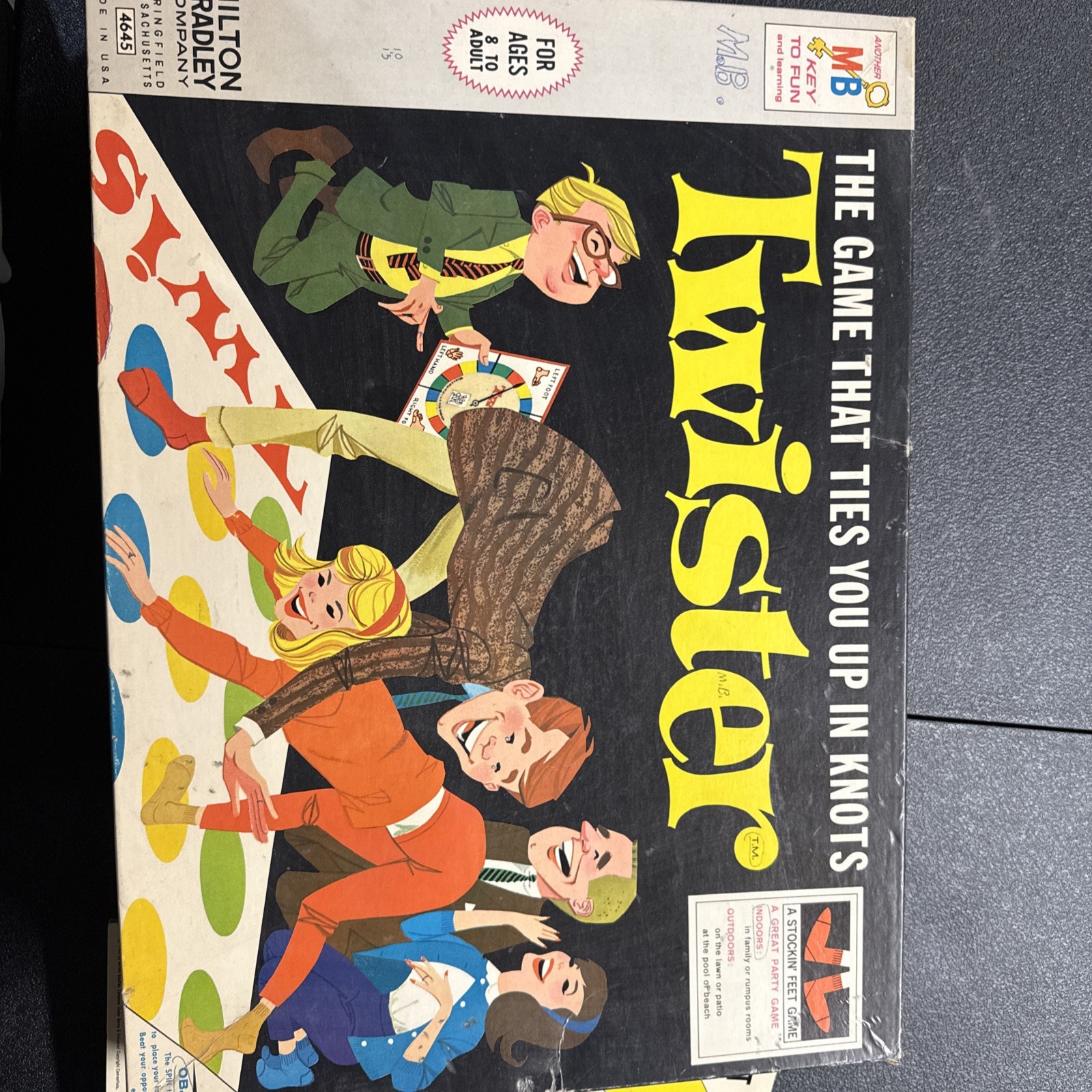 Vintage Milton Bradley Game Twister 1966 First Year