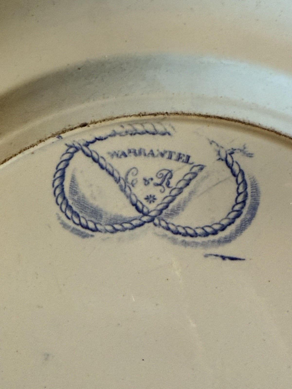 Antique Transferware Plate, Chetham & Robinson Parkland Scenery 10” C1830