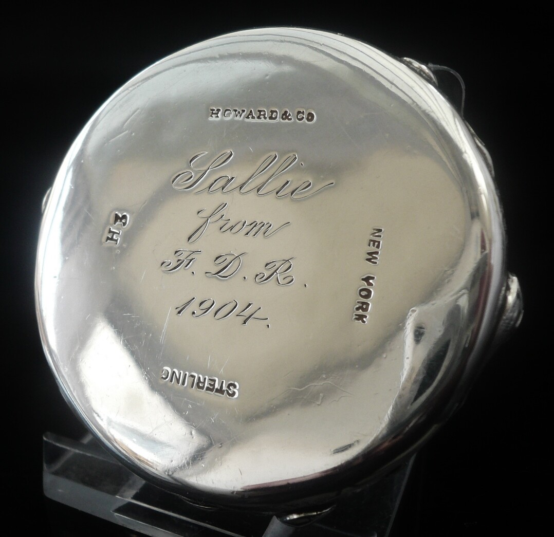Sterling Silver Circular Box A Gift From Franklin Delano Roosevelt FDR 1904