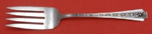 Talisman Rose By Frank Whiting Sterling Silver Cold Meat Fork 8 1/2″