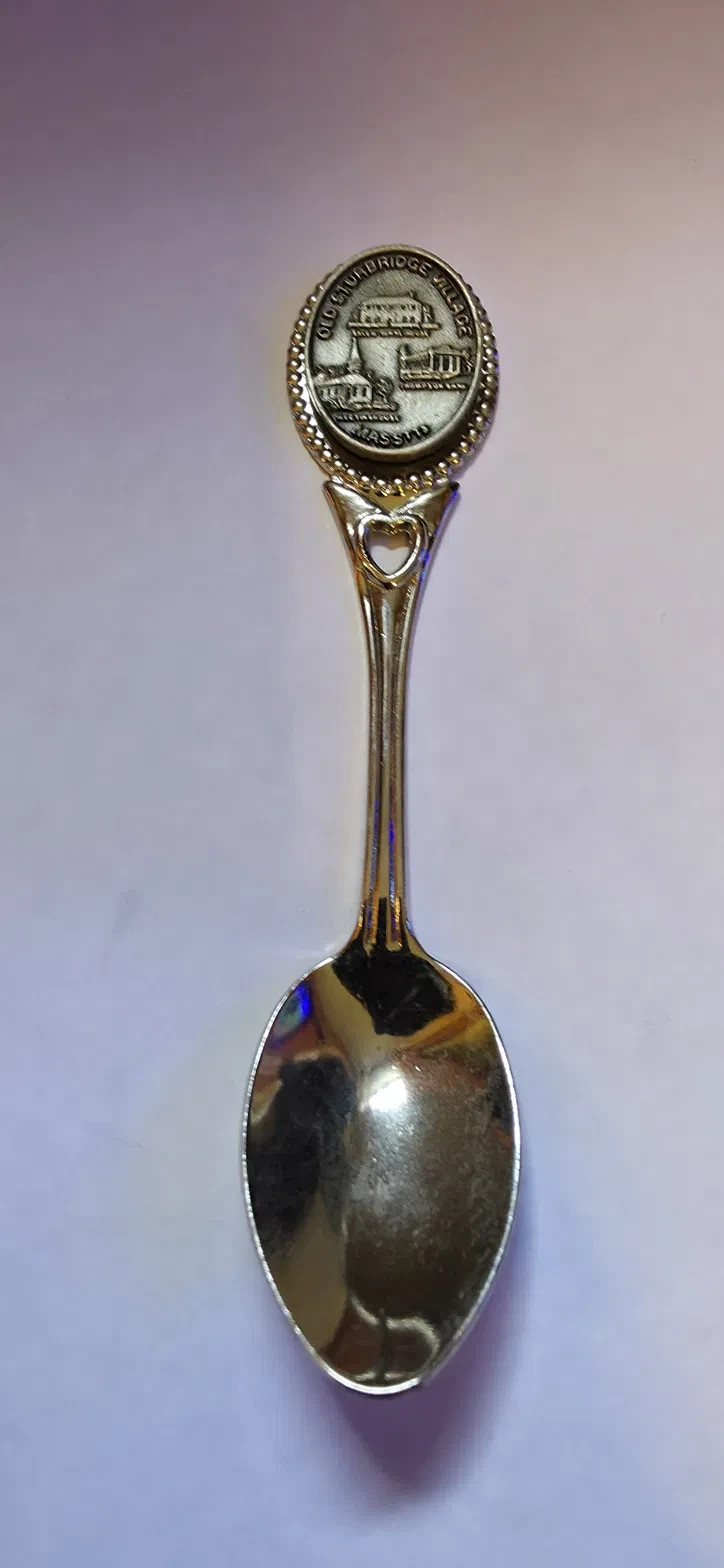 Old Sturbridge Village Massachusetts Souvenir Spoon Fort USA Salem Towne House