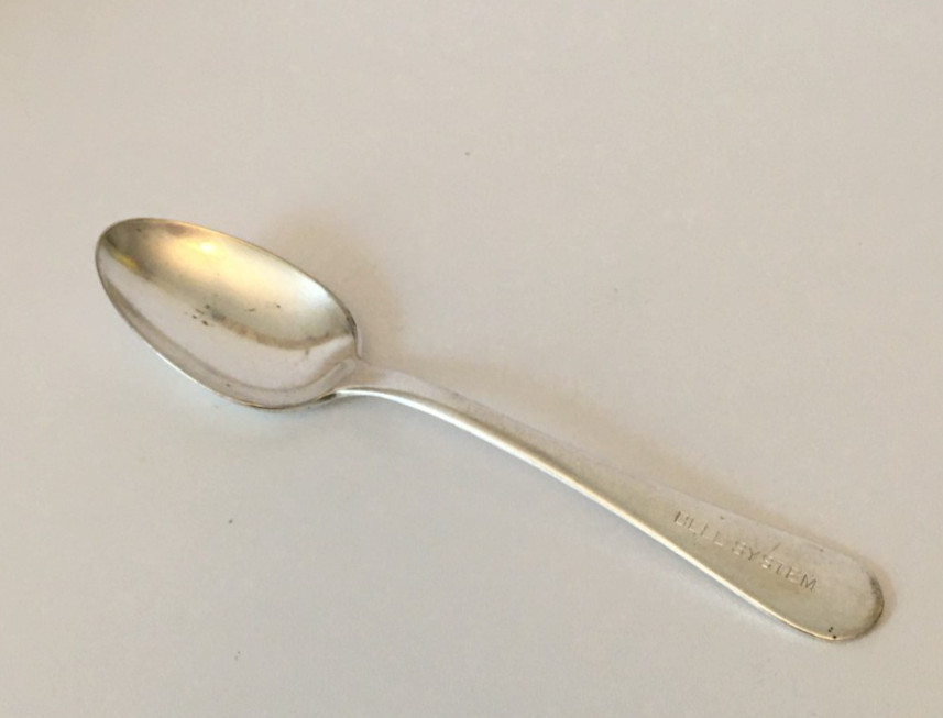 Bell System Victor S. CO. A1 + Overlay Silverplate Spoon Vintage
