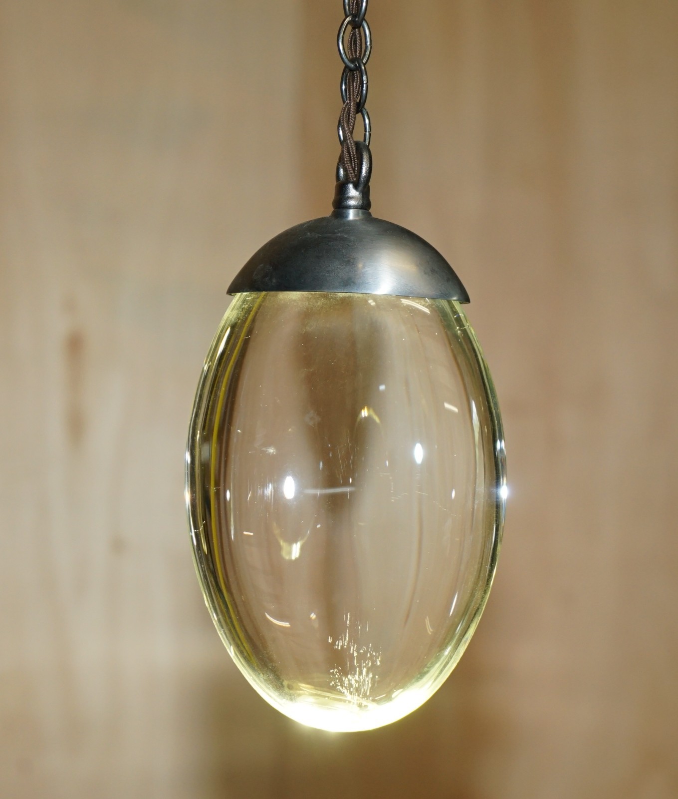 1 OF 2 RRP £7999 OCHRE CELESTIAL THREE PEBBLE CHANDELIER LINEAR KITCHEN LIGHTS