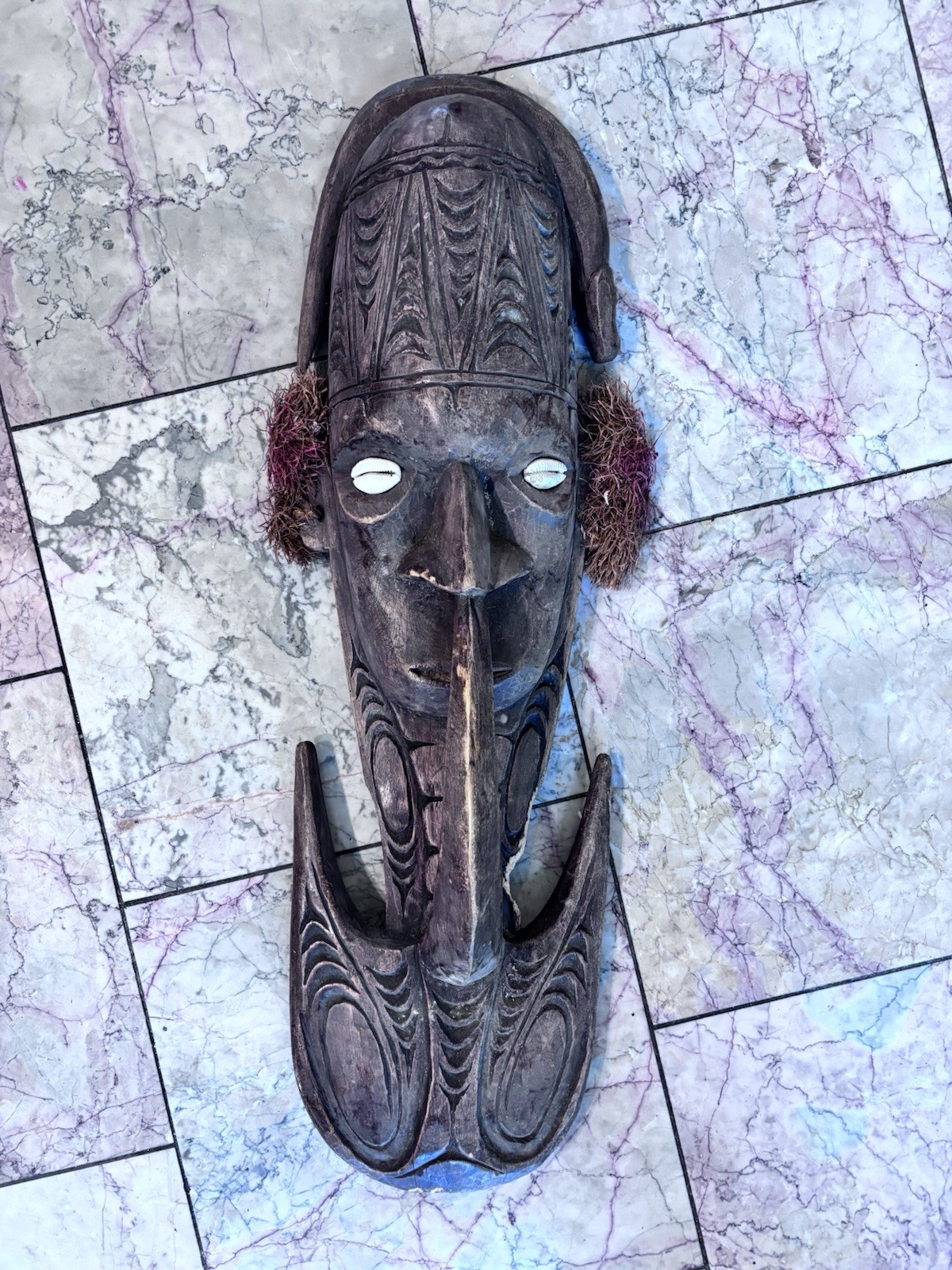 1970s Vintage Papua New Guinea Artifact; From South Coast Irian Jaya