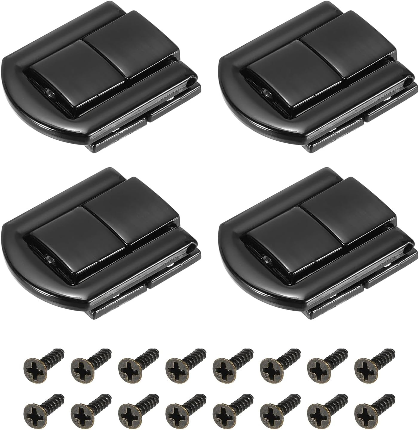 Uxcell 4Pcs Toggle Catch Lock, 0.98″ X 0.79″ (Lxw) Zinc Alloy Hasp Lock Latch Cl