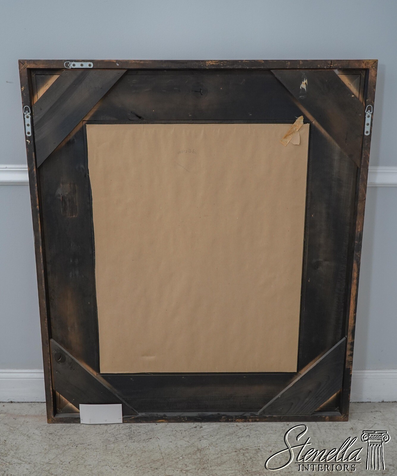F60120EC: Regency Style Gold Frame Rectangular Beveled Mirror