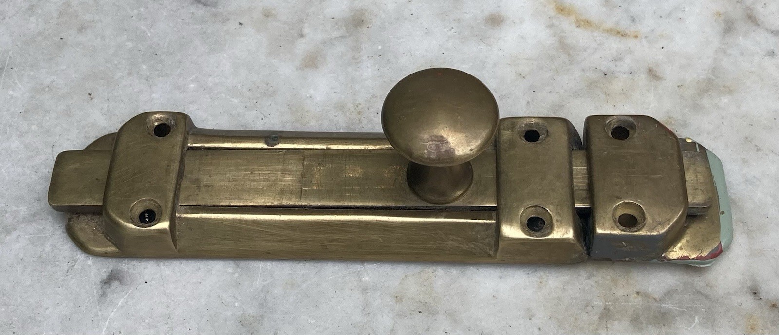 Quality Vintage Interior Brass Sliding Bolt Door Fastening Lock – 15 cm