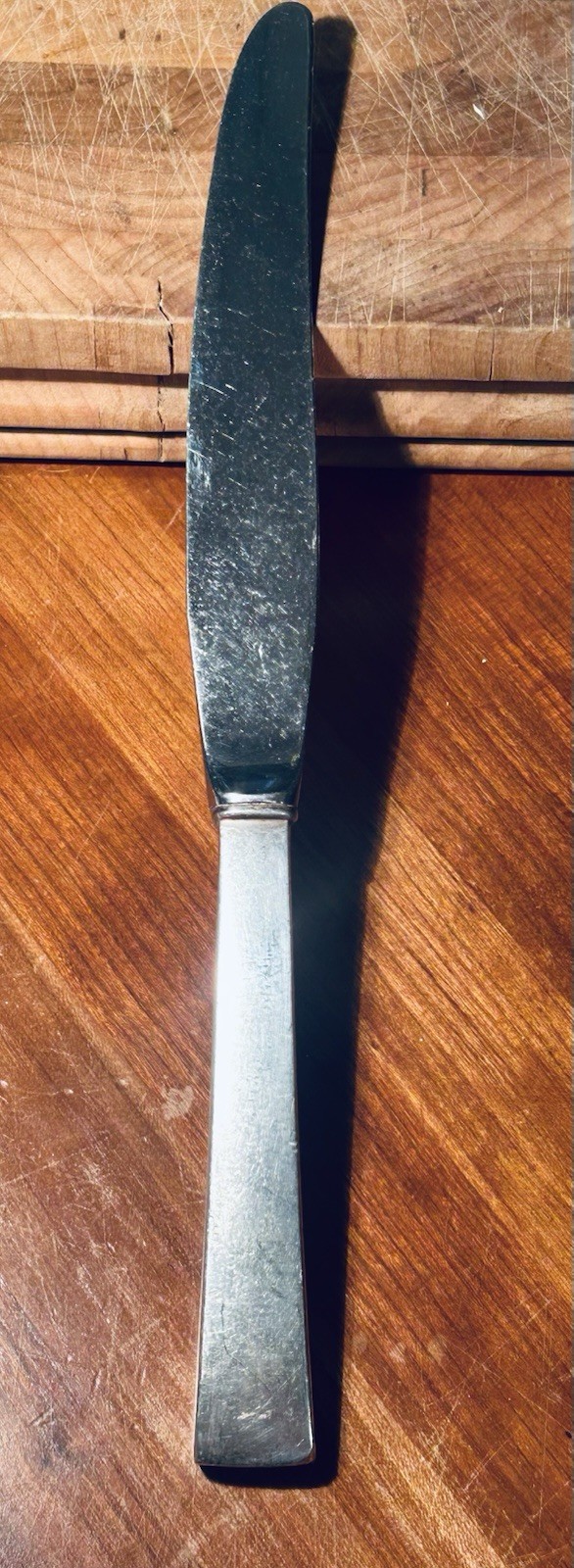 Continental by International Sterling Silver Dinner Knife 9 5/8” “L” Mono 92 Gr