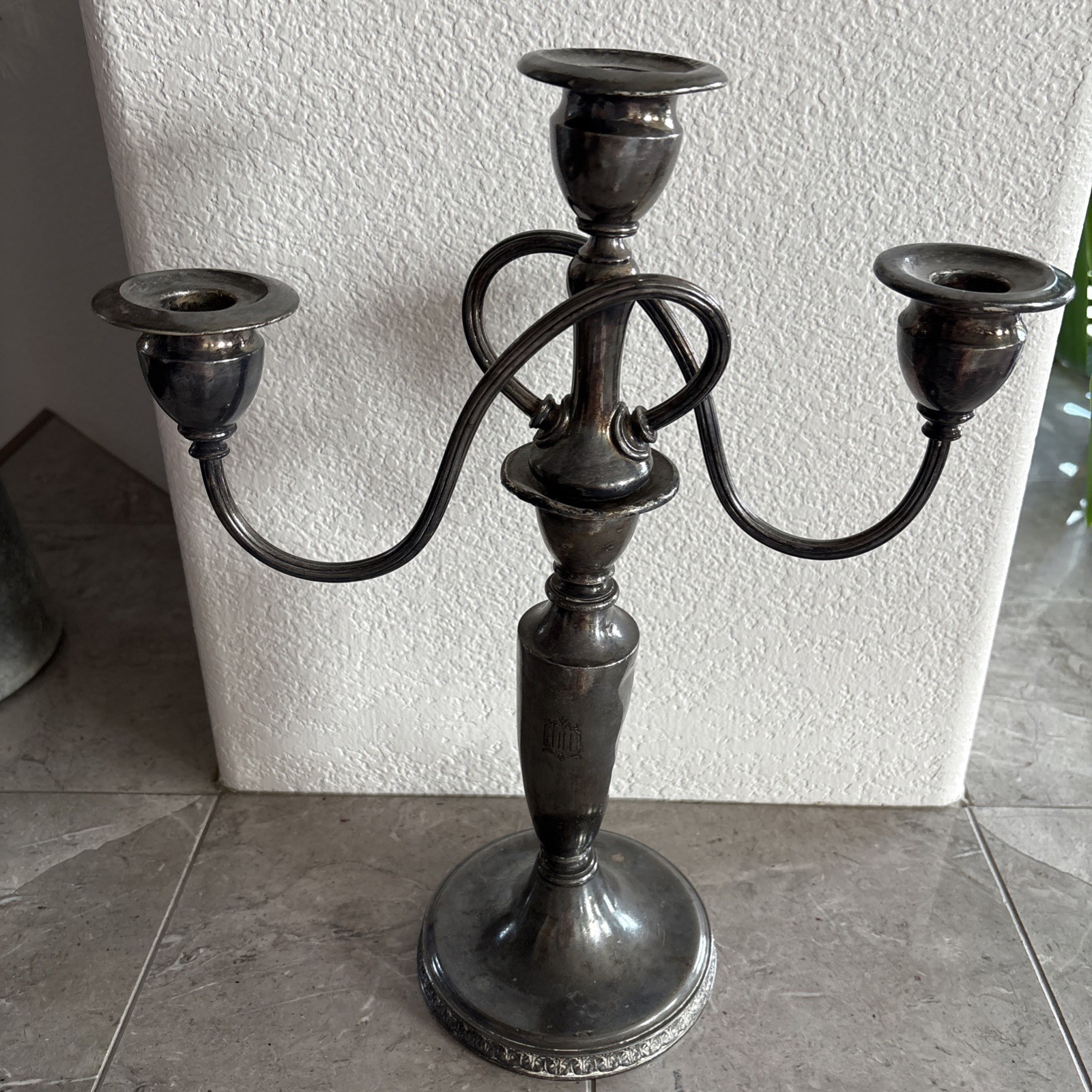 Antique Historical Artifact Mark Hopkins Hotels Silver Candleabra San Francisco