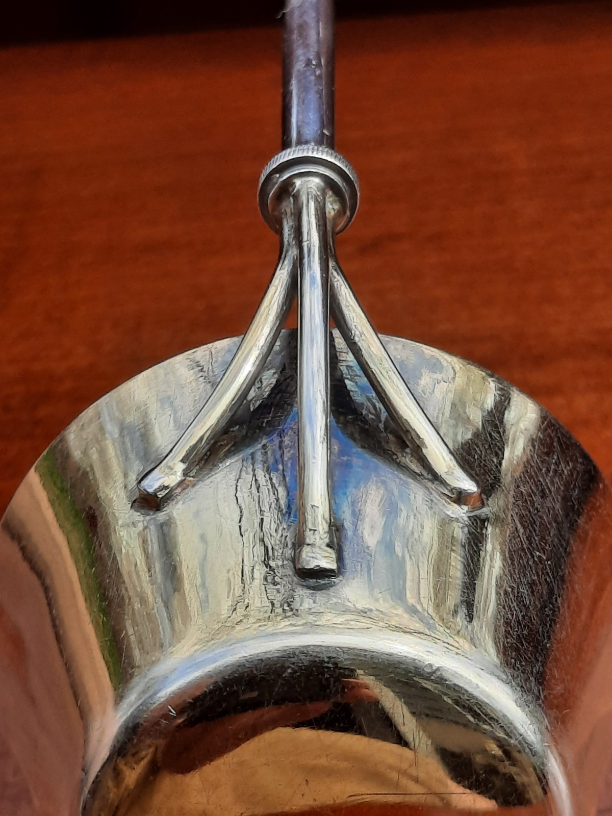 Coin Silver Knowles & Ladd Leaf & Berry Bucket Ladle, No Mono