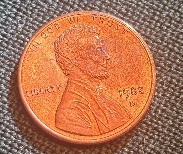 1982 D Small Date Lincoln Penny (ZINK).DDO/DDR and Rare Error On ‘D’ Mint Mark