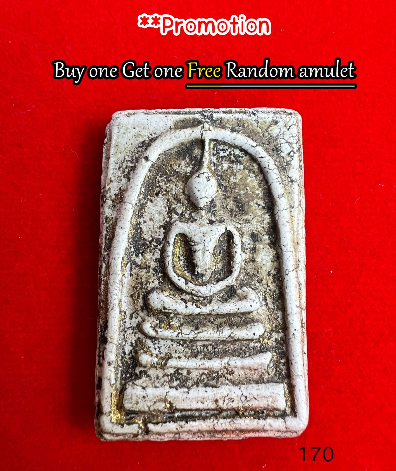 Old Thai Budda AMULET, It’s name is Phra Somdej To, very worth collecting No.170