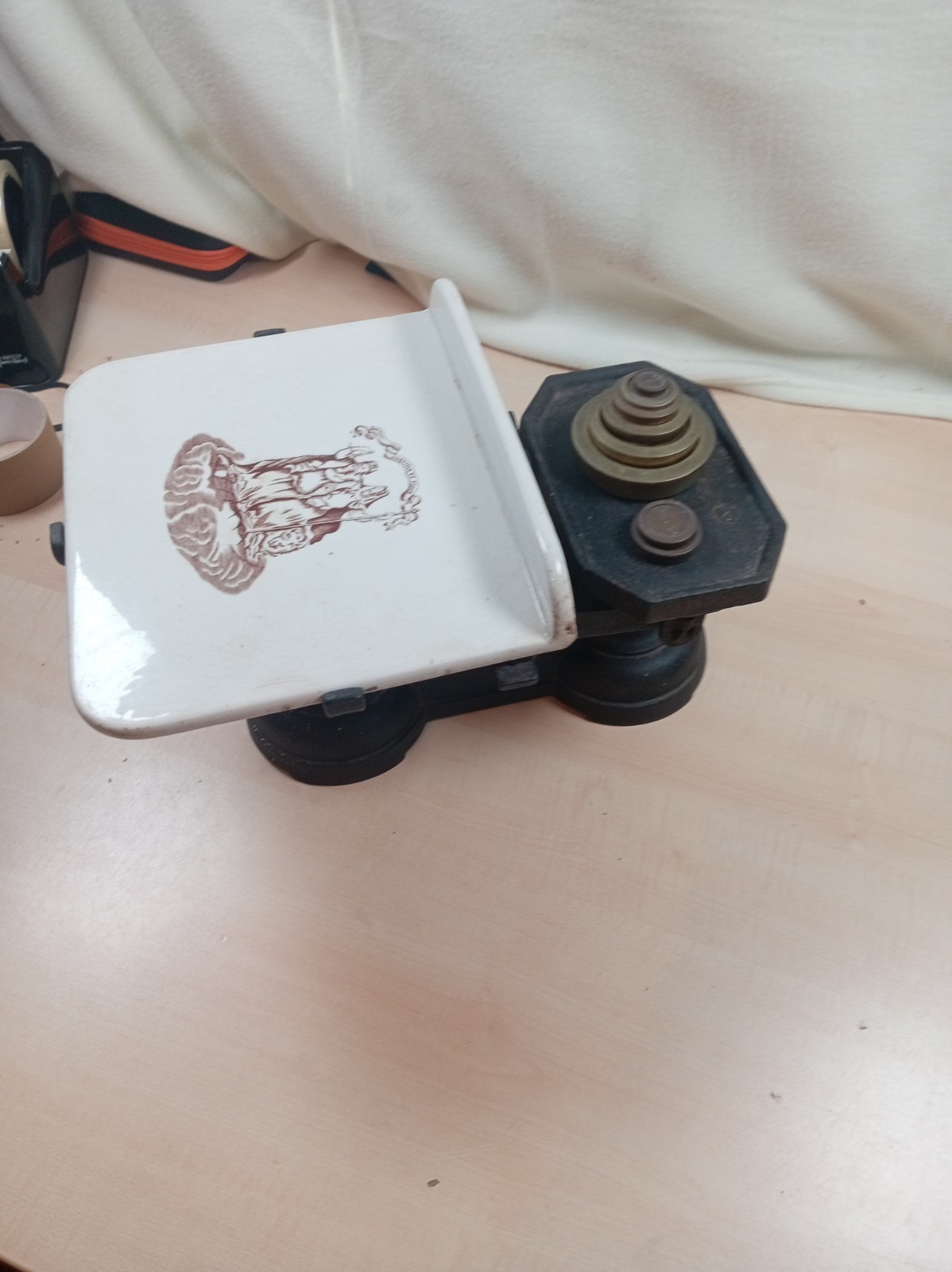 Victorian dairy scales with Brass weights