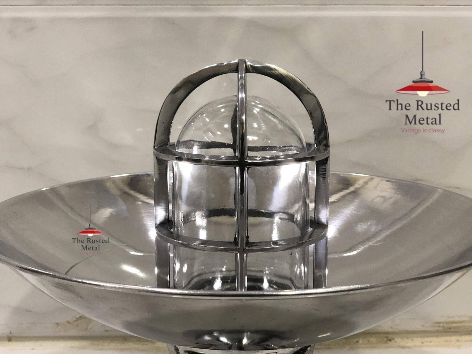 Aluminum Post Mount Bulkhead Light with Shade – Durable Pathways Lighting