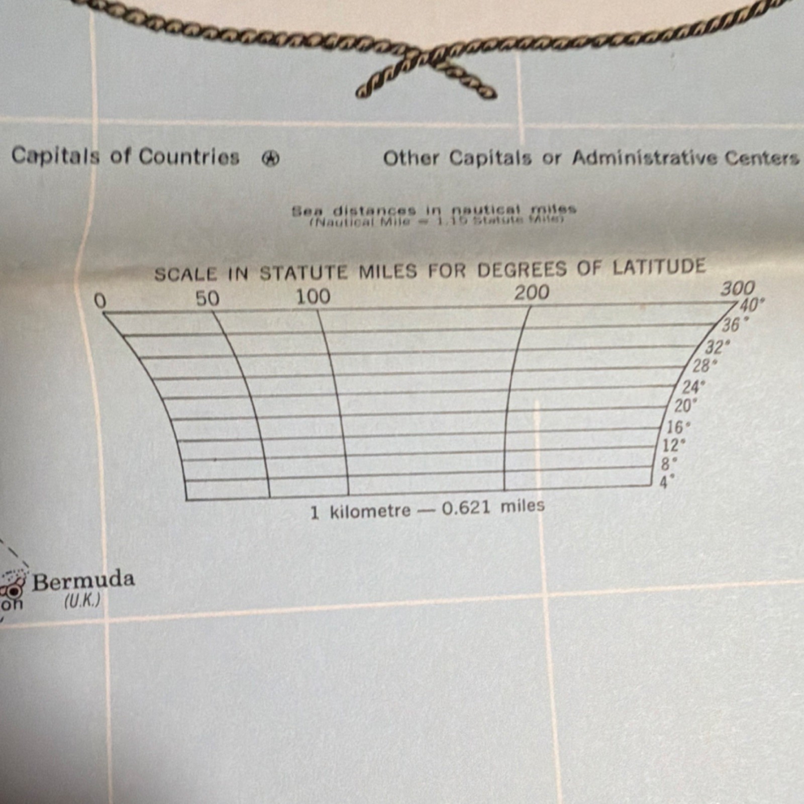 Hammond Folding Map Gulf, Caribbean, Atlantic Coast Bahamas Jamaica Puerto Rico