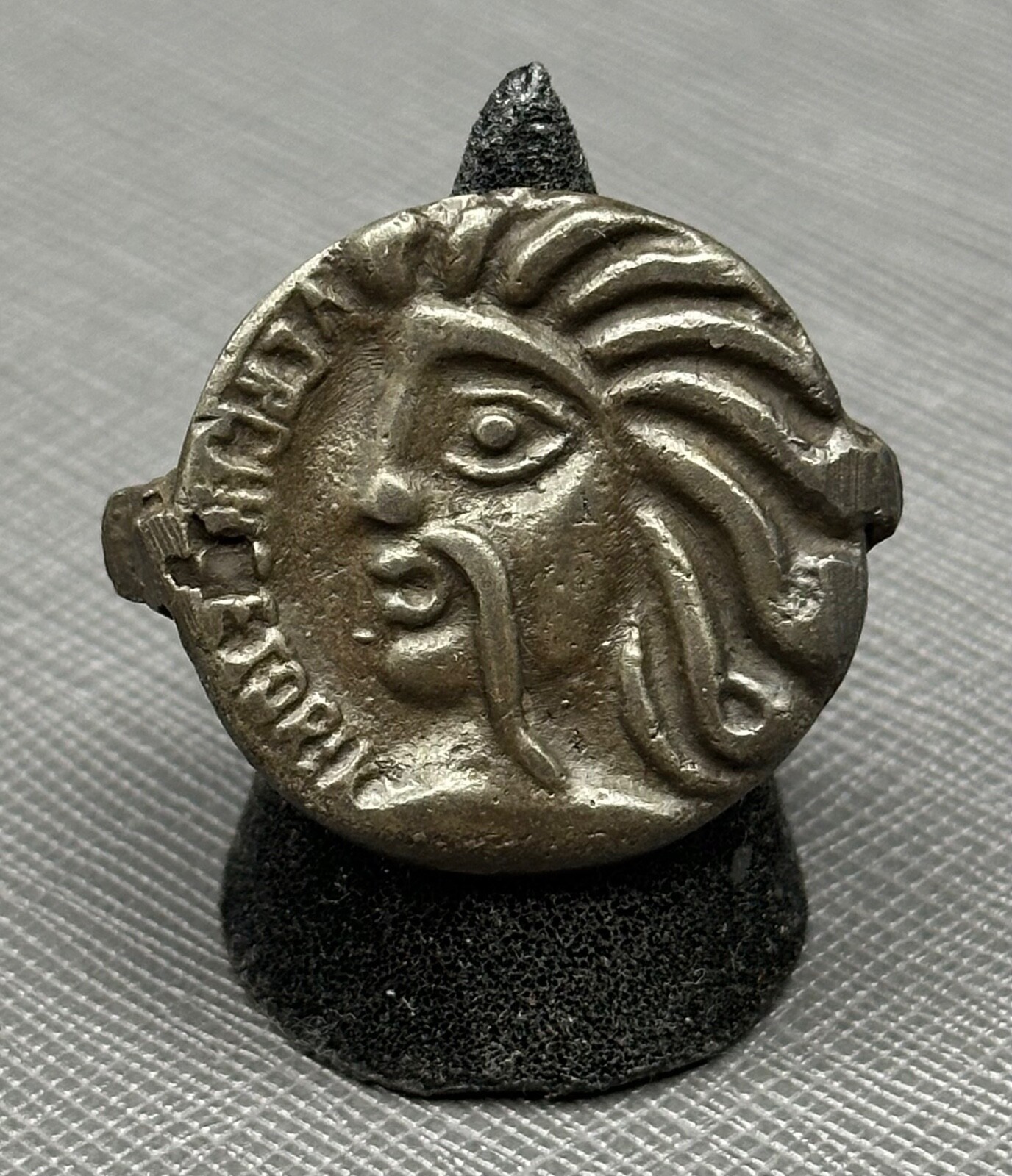 Unique Ancient Greek bronze tetradrachm bronze coin ring