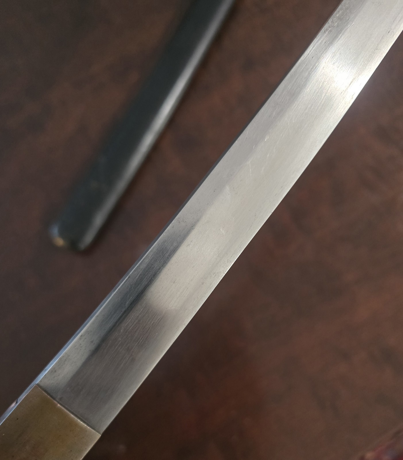 Original 17th or 18th Century Japanese Samurai Sword w/ Nice Saya or Scabbard