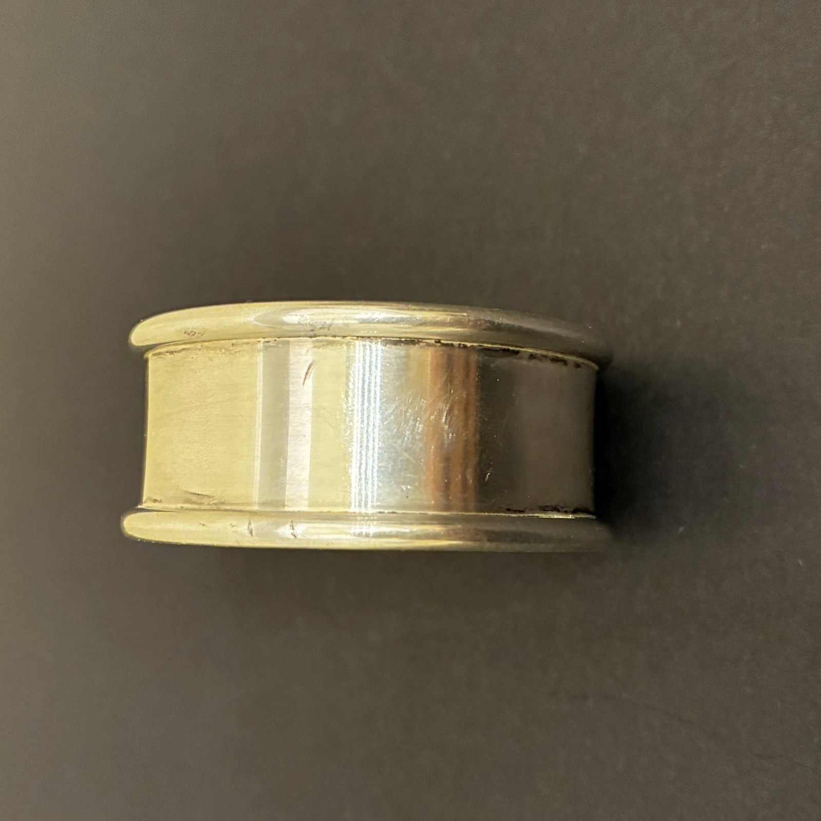 Alvin Sterling Silver 3/4″ Napkin Ring S17-1 No Monograms 22g Vintage